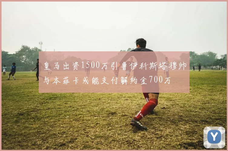 皇马出资1500万引鲁伊科斯塔穆帅与本菲卡或能支付解约金700万